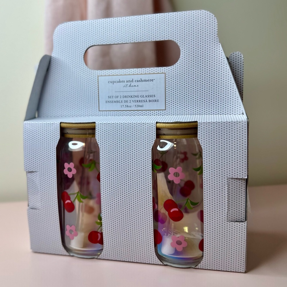 Cherry Drinking Glasses